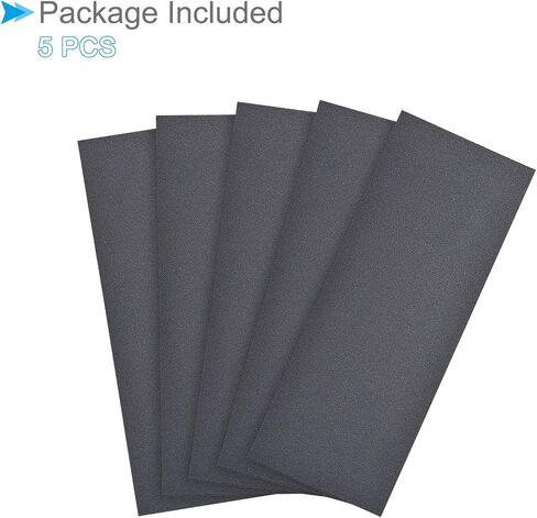 CoCud Wet Dry Sanding Sheets, 9 Inch x 3.6 Inch 1200 Grits Sandpaper Sheets Silicon Carbide - (Applications: for Drywall Wood Metal), 10 Pieces in Kuwait