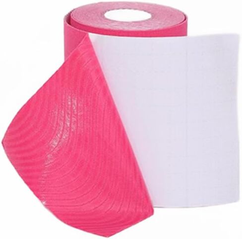 4 Inches X 10.9 Yards Pink Turf Tape Football, Extra Wide, Latex Free Sport Tape, Ultra Sticky Athletic Tape, Waterproof & Flexible in Saudi Arabia