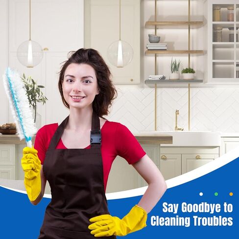 20 قطعة من عبوات منفضة الغبار للاستعمال مرة واحدة لنظام بونا للغبار عالي الأداء، منافض من الألياف الدقيقة شديدة التحمل لمقبض بونا القابل للتمديد، وإزالة الغبار وشعر الحيوانات الأليفة in Kuwait