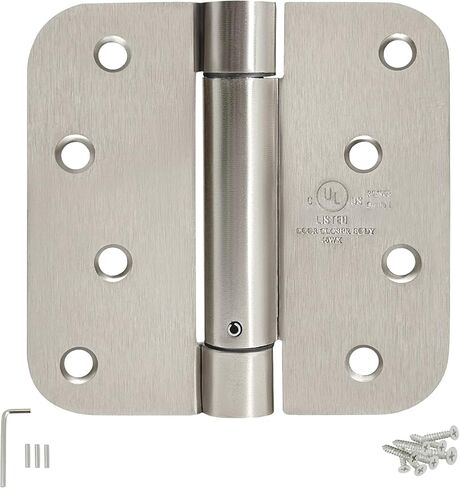 Satin Nickel Door Hinges 3.5 Inch 5/8" Radius - 3pack in Kuwait