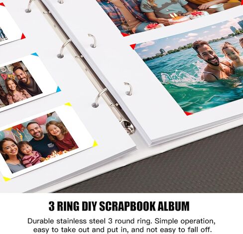 ألبوم صور مكون من 72 جيبًا مقاس 5 × 7 قطعتان، ألبوم صور مقاس 5 × 7 يحمل 72 صورة رأسية، ألبوم صور صغير مقاس 5 × 7 غطاء من الكتان لصور عائلة الزفاف أو الرسومات الفنية مقاس 5 × 7، كتاب صور مقاس 5 × 7، أسود in Kuwait