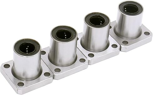 FKG LMK8UU Square Flange Linear Ball Bearings 8x15x24mm, Set of 4 in Saudi Arabia
