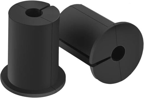 2 PCS Wall Bushing for Starlink Dishy Ethernet Cable, 1-Inch Starlink Cable Routing Kit Feed-Through Cable Bushing for Star Link Cable Grommet and Furniture Wire Holes (Black) in Saudi Arabia