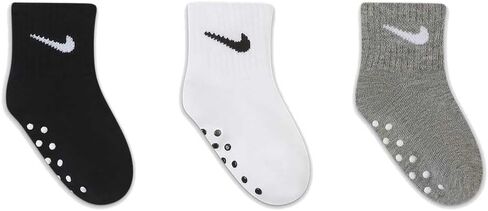 Nike Baby Boys' Toddler Kids Ankle Gripper Socks (3 Pairs) in Saudi Arabia