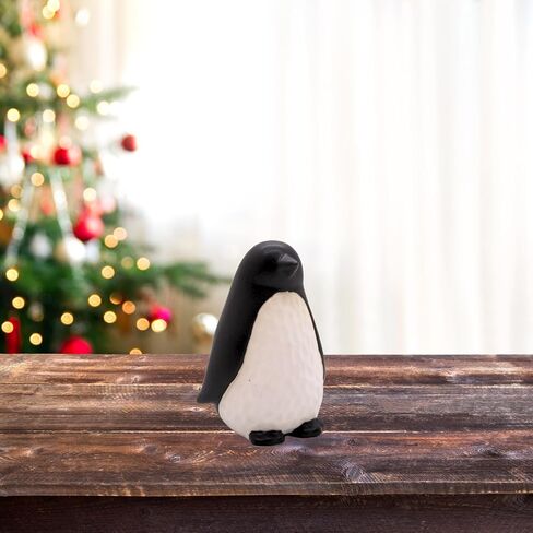 Wowser Adorable Arctic Penguin Figurine, Holiday Décor, Freestanding Christmas Decoration, 4 Inches in Saudi Arabia