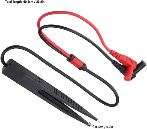 Jeanoko Chip Test Clip, Multimeter Clip, LCR Meter Capacitor Probe Meter Resistance Pen SMD Test Multimeter Clip Capacitance Inductor for Resistor Capacitor Inductors Multimeter in Saudi Arabia