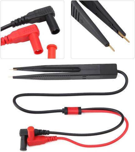 Jeanoko Chip Test Clip, Multimeter Clip, LCR Meter Capacitor Probe Meter Resistance Pen SMD Test Multimeter Clip Capacitance Inductor for Resistor Capacitor Inductors Multimeter in Saudi Arabia