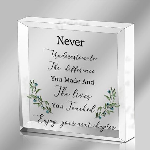 Inspirational Office Gift for Coworkers, Funny Coworker Gifts for Women Men Friends, Motivational Office Cubicle Desk Decor Acrylic,Little Reminders Sign, Positive Affirmations Office Decor in Saudi Arabia