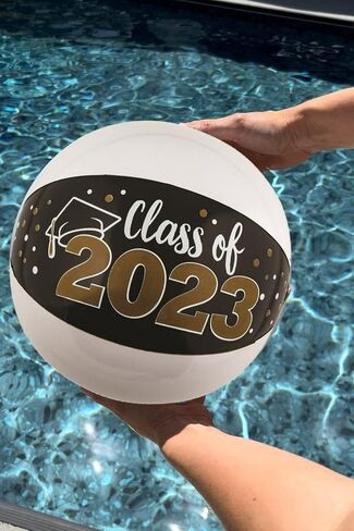 Fun Express Graduation Inflatable Beach Ball, 12 Pieces, Great for Graduation Parties, Celebrations and Ceremonies in Saudi Arabia
