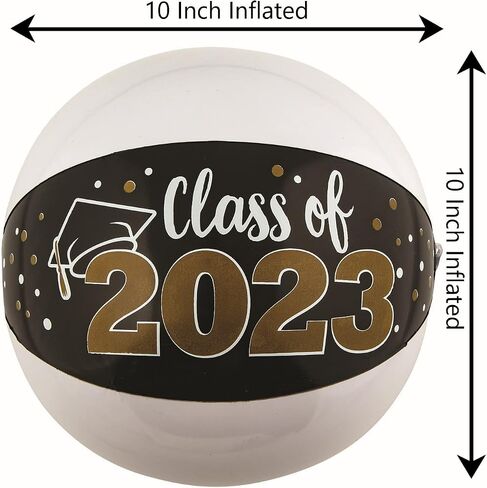 Fun Express Graduation Inflatable Beach Ball, 12 Pieces, Great for Graduation Parties, Celebrations and Ceremonies in Saudi Arabia