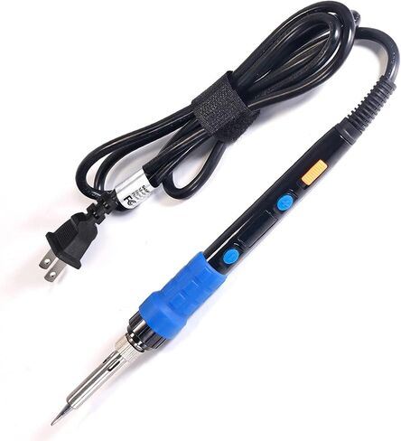 YIHUA 928D-III Soldering Iron,110W High Power, Fully Digital Display °F /°C- Temperature Control Soldering Tool, Accurate 194~896°F, with ON/OFF Switch, Iron Tip, Brass Wool, Automatic Sleep Mode in Saudi Arabia