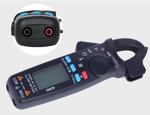 ACM91 Clamp Meter Digital AC/DC Current & Voltage Tester, True RMS Multimeter Tester 6000 Counts Auto Range, 100A 600V Amp Volt Meter with NCV LOZ, Storage Bag in Saudi Arabia
