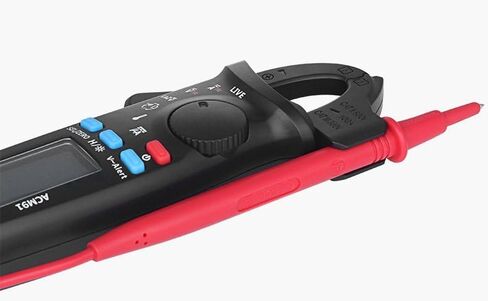 ACM91 Clamp Meter Digital AC/DC Current & Voltage Tester, True RMS Multimeter Tester 6000 Counts Auto Range, 100A 600V Amp Volt Meter with NCV LOZ, Storage Bag in Saudi Arabia