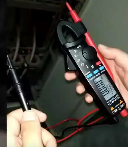 ACM91 Clamp Meter Digital AC/DC Current & Voltage Tester, True RMS Multimeter Tester 6000 Counts Auto Range, 100A 600V Amp Volt Meter with NCV LOZ, Storage Bag in Saudi Arabia