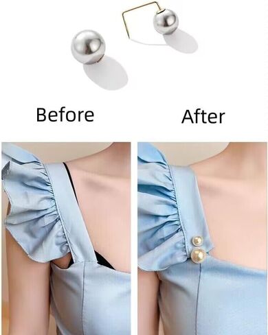 12 Pcs Pearl Brooch, Safety Pins for Clothes Fashion Brooches and Pins for Women, Dress Clips for Women Girls Clothing Dresses Decoration Accessories in Kuwait