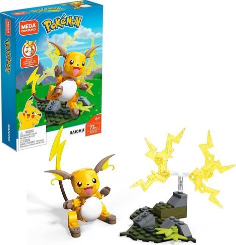 Mega Construx Pokemon Slowpoke Construction Set with Character Figures, Building Toys for Kids 6 years and up( 119 Pieces) in Saudi Arabia