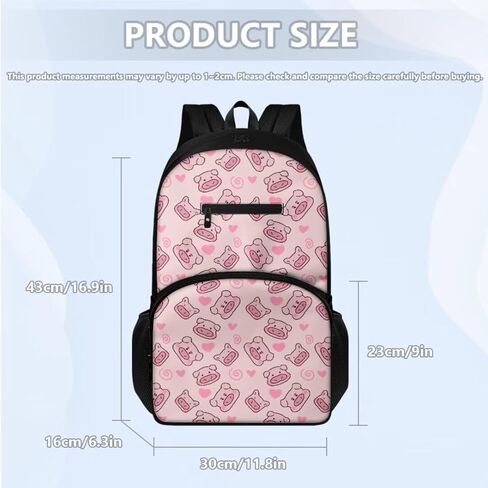 Girls Backpack and Lunch Box Set Backpacks for School Girls Large Travel School Bag for Girls 4-6 Camping Rucksack for Kids, Girls Print in Saudi Arabia