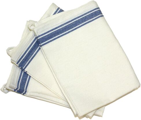 Aunt Martha's 18-Inch by 28-Inch Package of 3 Vintage Dish Towels, Blue Striped (PKSTB) in Saudi Arabia