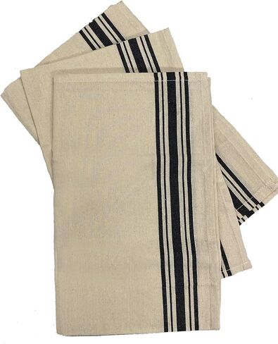 Aunt Martha's 18-Inch by 28-Inch Package of 3 Vintage Dish Towels, Blue Striped (PKSTB) in Saudi Arabia