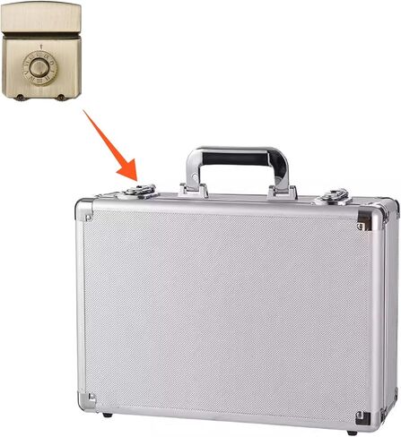 قطعتان من أقفال مجموعة الأمتعة، مشابك برونزية لحقيبة السفر مع مجموعة من 3 أرقام، أقفال كلمة المرور، صندوق أدوات معدني، مشابك للحقائب، استبدال الأقفال، مع براغي in Kuwait