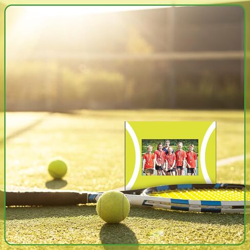 6 Pcs Tennis Photo Frame Sports Athletics Picture Wood Frame Fits 4 x 6 Inches Photograph for Tennis Players Lovers Gift Ideas Desktop Wall Ornaments in Saudi Arabia