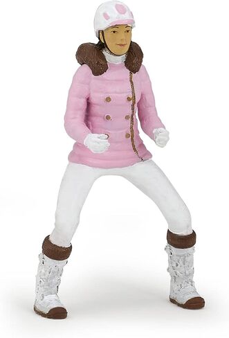 Papo - Hand-Painted - Figurine - Horses,Foals and Ponies - Winter rider-52011 - Collectible - for Children - Suitable for Boys and Girls - from 3 Years Old in Saudi Arabia