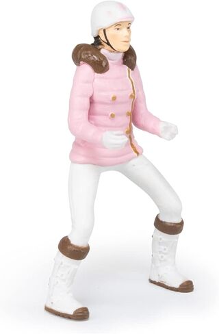 Papo - Hand-Painted - Figurine - Horses,Foals and Ponies - Winter rider-52011 - Collectible - for Children - Suitable for Boys and Girls - from 3 Years Old in Saudi Arabia