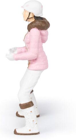 Papo - Hand-Painted - Figurine - Horses,Foals and Ponies - Winter rider-52011 - Collectible - for Children - Suitable for Boys and Girls - from 3 Years Old in Saudi Arabia