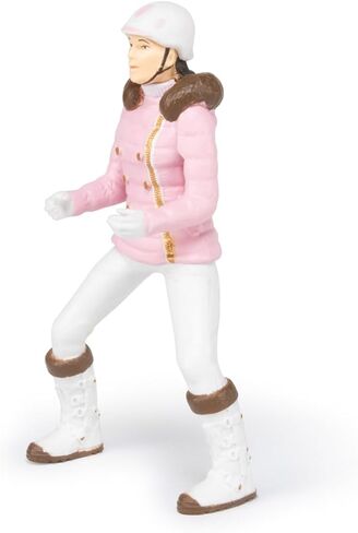 Papo - Hand-Painted - Figurine - Horses,Foals and Ponies - Winter rider-52011 - Collectible - for Children - Suitable for Boys and Girls - from 3 Years Old in Saudi Arabia