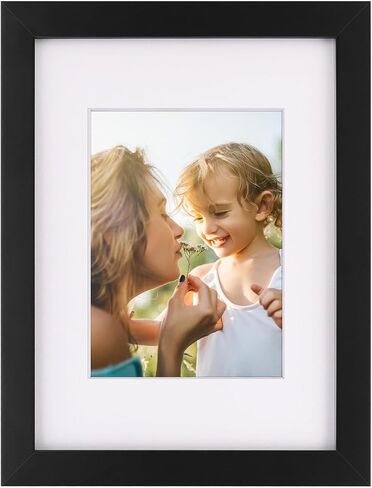 Golden State Art, A2 Black Photo Frame - Solid Wood And Display A2 (16.5X23.4) Picture Without Mat -Acrylic Glass (Wall Display) in Saudi Arabia