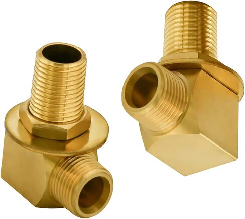 B-0230-K (Pack of 2) Replacement for T&S Brass,Installation Kit for B-0230 Style Faucets,Two Short Elbows, Nipples, Lock Nuts and Washers That Provide 1/2" NPT Male Inlet and Outlet. in Saudi Arabia