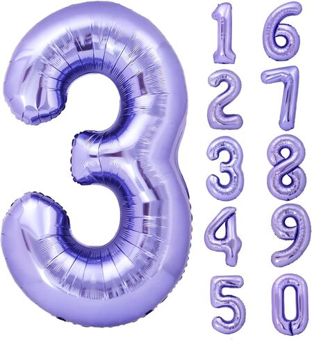 40 Inch Giant Purple Number 11 Balloon, Helium Mylar Foil Number Balloons for Birthday Party, 11th Birthday Decorations for kids and adults, 11 Year Anniversary Party Decorations Supplies in Saudi Arabia