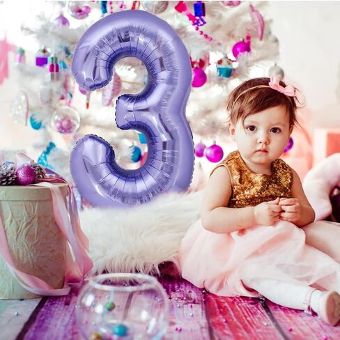 40 Inch Giant Purple Number 11 Balloon, Helium Mylar Foil Number Balloons for Birthday Party, 11th Birthday Decorations for kids and adults, 11 Year Anniversary Party Decorations Supplies in Saudi Arabia