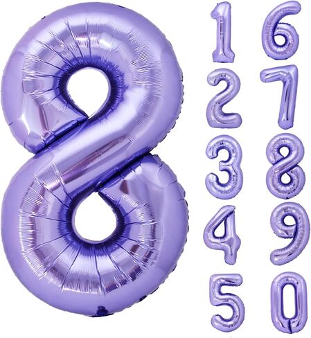 40 Inch Giant Purple Number 11 Balloon, Helium Mylar Foil Number Balloons for Birthday Party, 11th Birthday Decorations for kids and adults, 11 Year Anniversary Party Decorations Supplies in Saudi Arabia