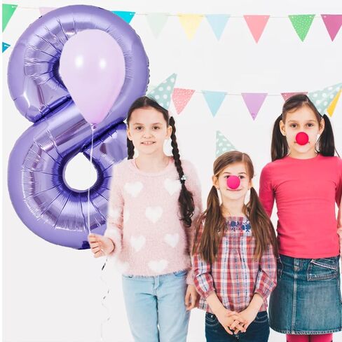 40 Inch Giant Purple Number 11 Balloon, Helium Mylar Foil Number Balloons for Birthday Party, 11th Birthday Decorations for kids and adults, 11 Year Anniversary Party Decorations Supplies in Saudi Arabia