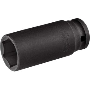 Jetech 1/2 Inch Drive 15/16 Inch Deep Impact Socket, Made with Heat-Treated Chrome Molybdenum Alloy Steel, 6-Point Design, SAE