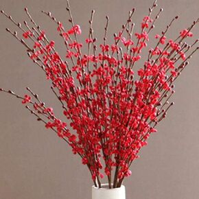 8 Pcs 29.5'' Long Stem Artificial Jasmine Flowers Tall Fake Flower Bouquet Faux Jasmine Plants for Hotel Home Office Kitchen Bedroom Wedding Party DIY Decor (White)
