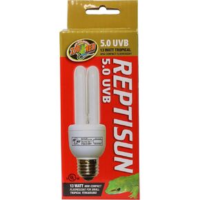 Reptisun 5.0 Uvb Mini Compact Fluorescent (Pack of 2)