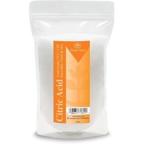 Citric Acid Powder 1 lb. 100% Pure Food Grade, Kosher, NON-GMO, for Cooking, Baking, Cleaning, Bath Bomb and Soap Making.