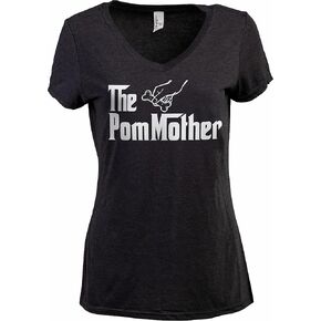 The Dogmother | Funny Cute Dog Mother Mom Owner Pet Doggo Pup Women V-Neck T-Shirt