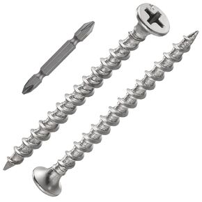 #6 Black Fastener Drywall Screws Kit-Phillips with coarse Threaded tip, Black, Suitable for Drywall Slate, Wood, etc.
