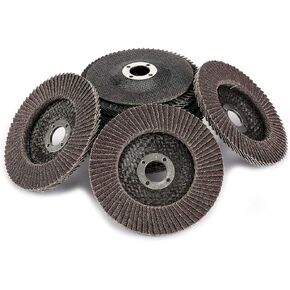10Pack 4" x5/8"Aluminum Oxide Flap Disc grinding wheel Premium High Density Calcined 60 Grit