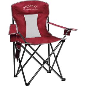 SAILARY Oversized Portable Outdoor Chairs, Weight Capacity 325 lbs with Cup Holder, Storage Pocket, Carry Bag Blue