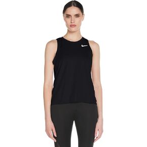 Nike Women's Miler Running Tank Black/Reflective Silver Size Large
