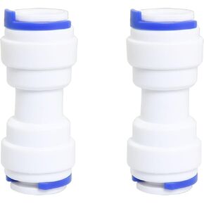 ZYAMY 2pcs Straight NPT Thread Adapter 5/16" FNPT to 5/16" Tube OD Push Fit Quick Connect Plastic RO Fittings Water Purifier Accessories