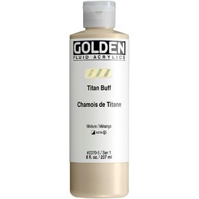 Golden Fluid Acrylic, 8 ounce bottle Titan Buff