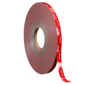 VHB 3M Tape RP+230GF, Gray, 1/2 in x 36 yd, 90 mil, Film Liner