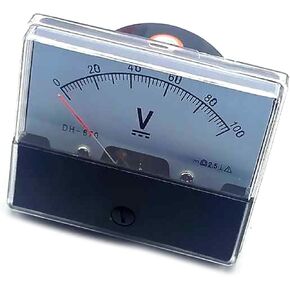 Analog Panel Volt Voltage Meter Voltmeter Gauge DH-670 0-100V DC