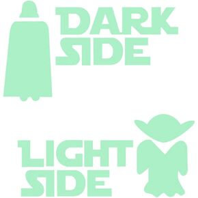 nacnic Star Wars (Glow in The Dark Sticker) - Wall Decals Vinyls for Home Wall Kids Bedroom Children Decoration