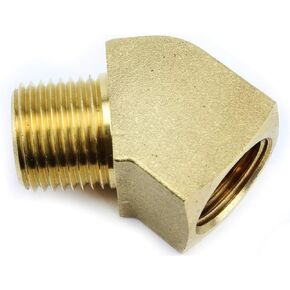 MaxLine Rapid Air 45 درجة 1/2 "NPT خيط أنبوب نحاسي تركيب كوع الشارع 50131